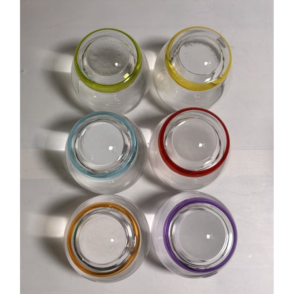 Set of 6  Bohemia Glass Balloon Snifter Manufactured In Czech Republic